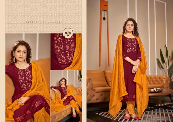 Kalaroop Zara Fancy Designer Kurti With Bottom Dupatta Collection